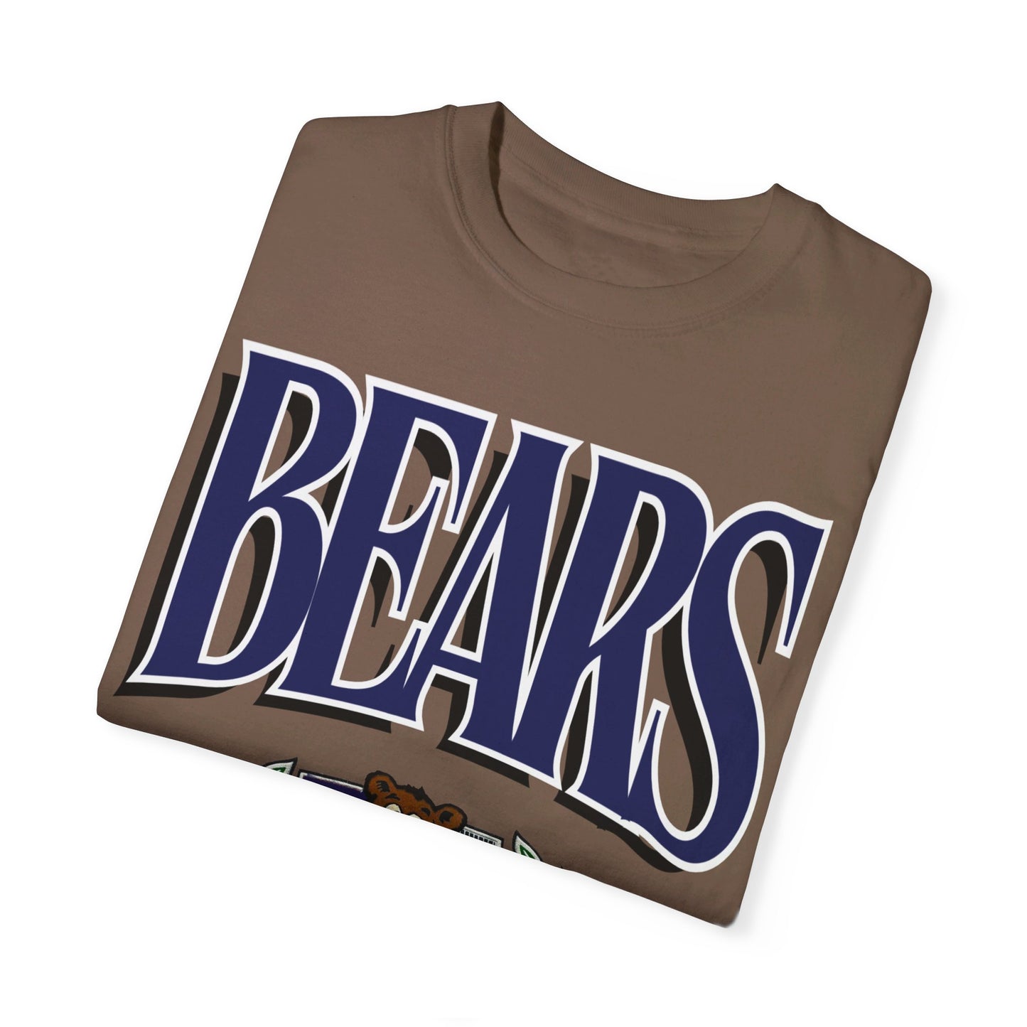 Vintage Style Bears Crest Garment-Dyed T-shirt