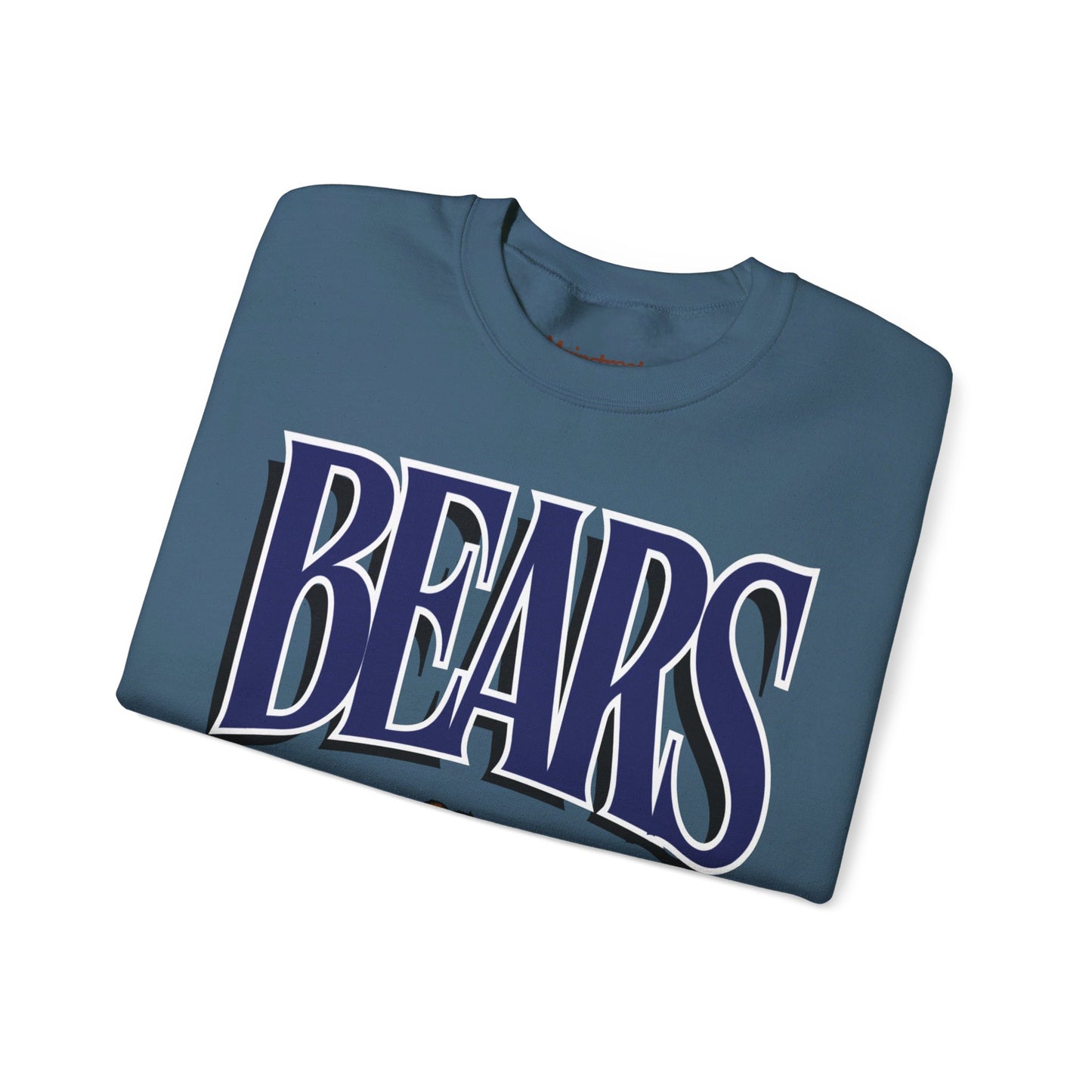 Vintage Style Bears Crest Crewneck Sweatshirt