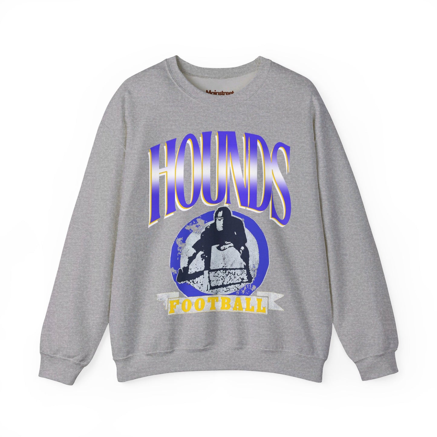 Vintage Style Hounds Football Crewneck Sweatshirt