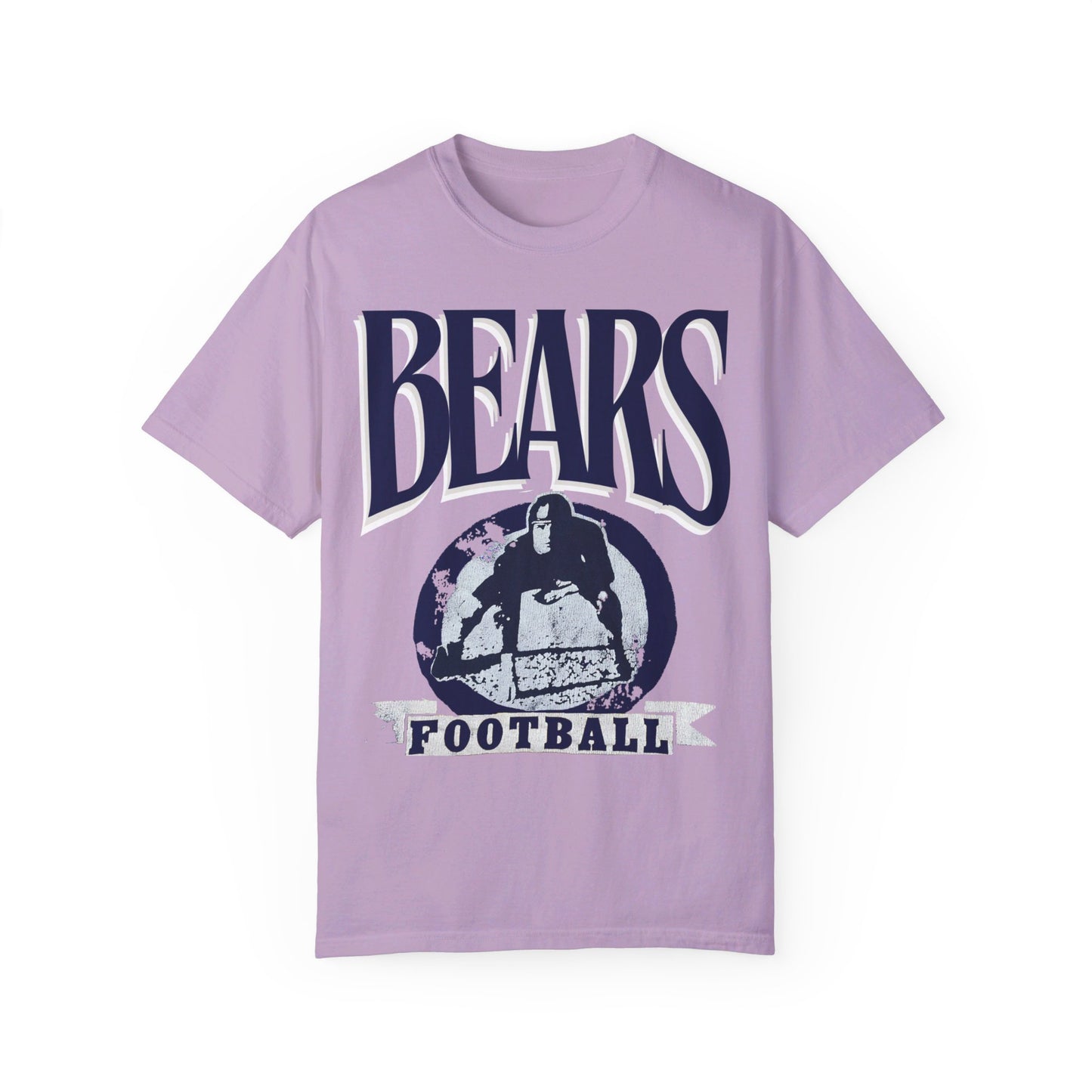 Vintage Style Bears Football Garment-Dyed T-shirt