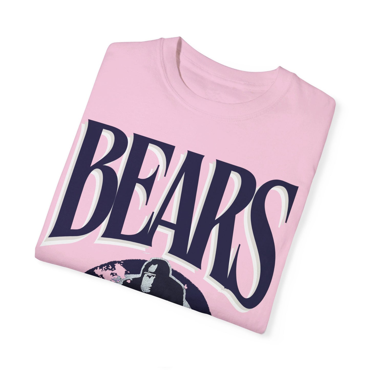 Vintage Style Bears Football Garment-Dyed T-shirt