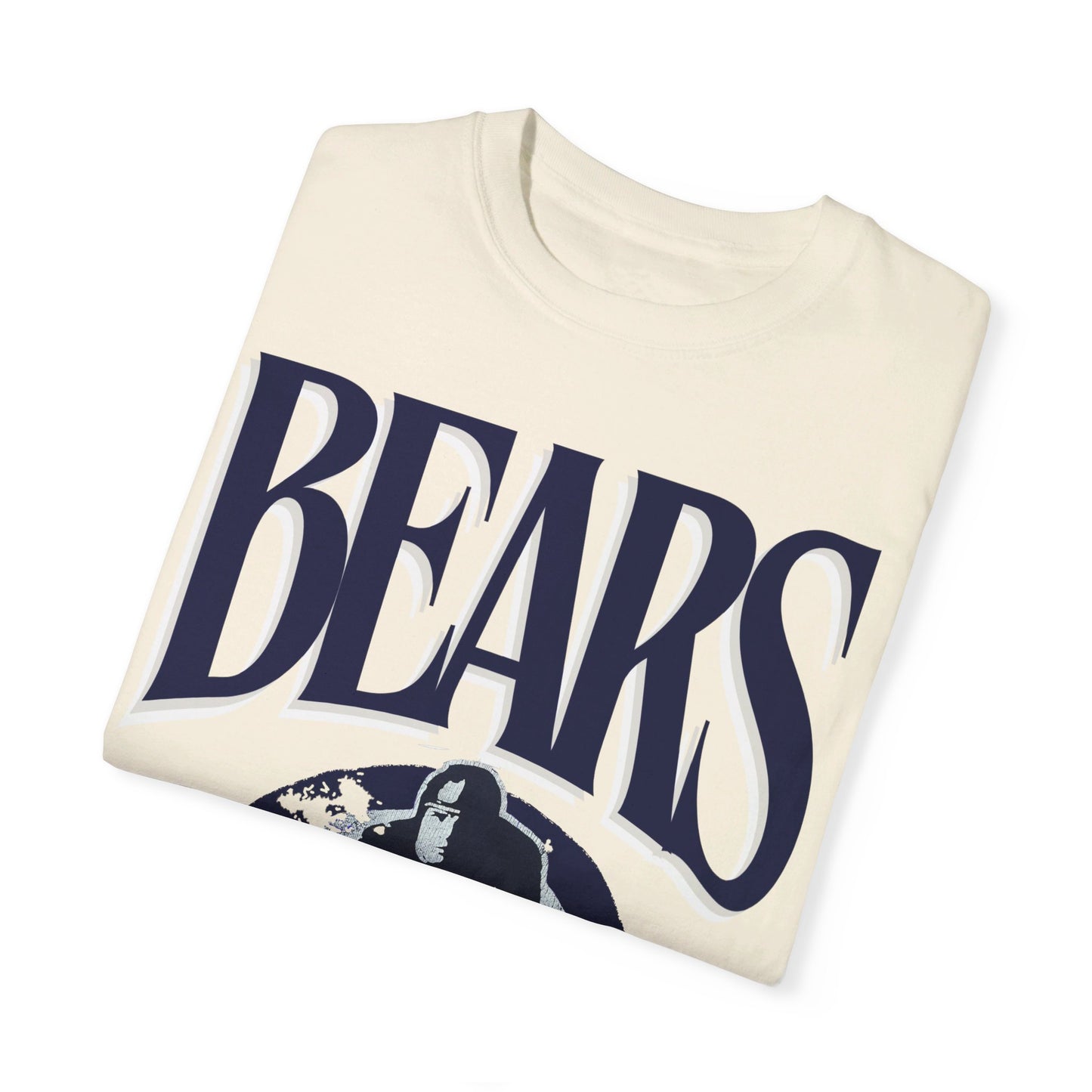 Vintage Style Bears Football Garment-Dyed T-shirt