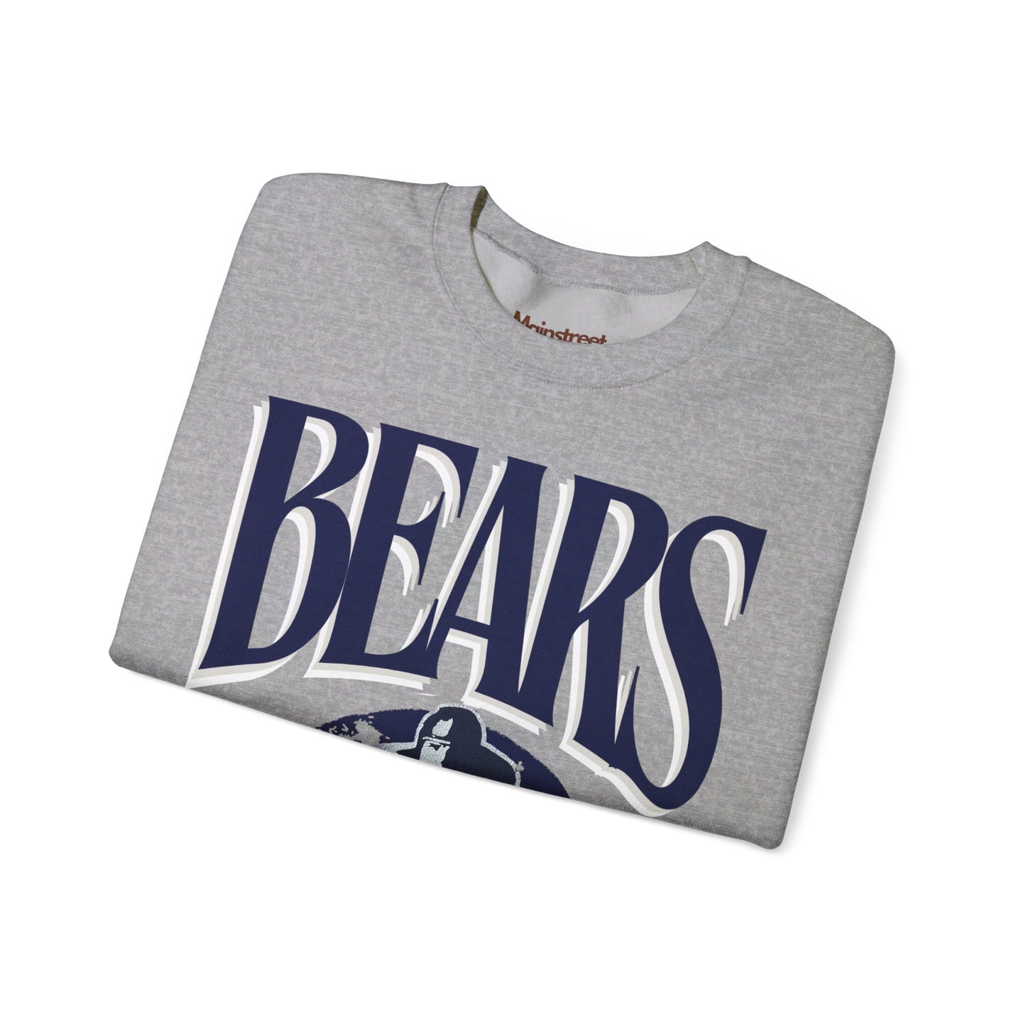 Vintage Style Bears Football Crewneck Sweatshirt