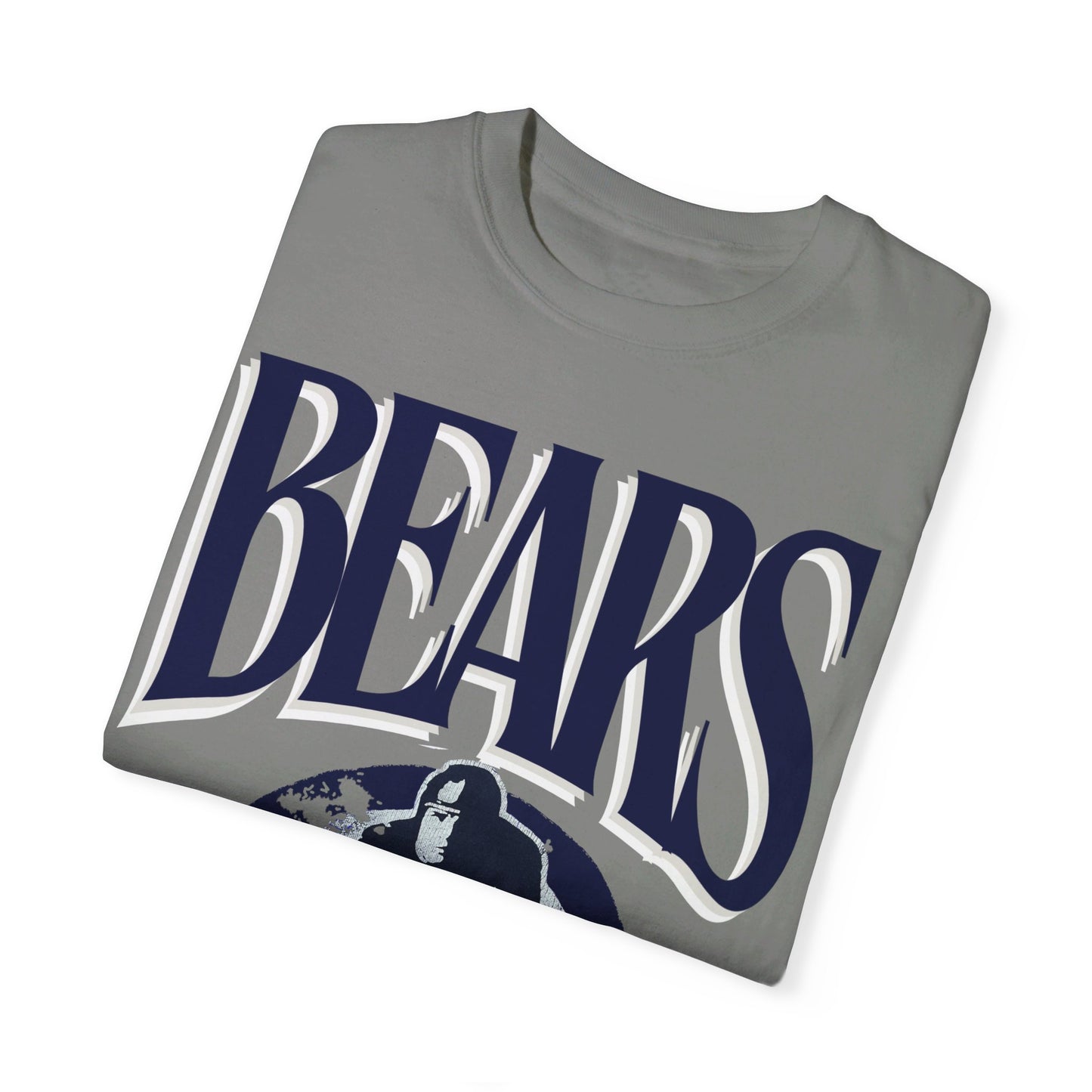 Vintage Style Bears Football Garment-Dyed T-shirt