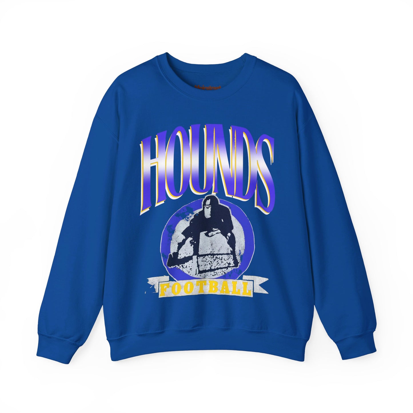 Vintage Style Hounds Football Crewneck Sweatshirt