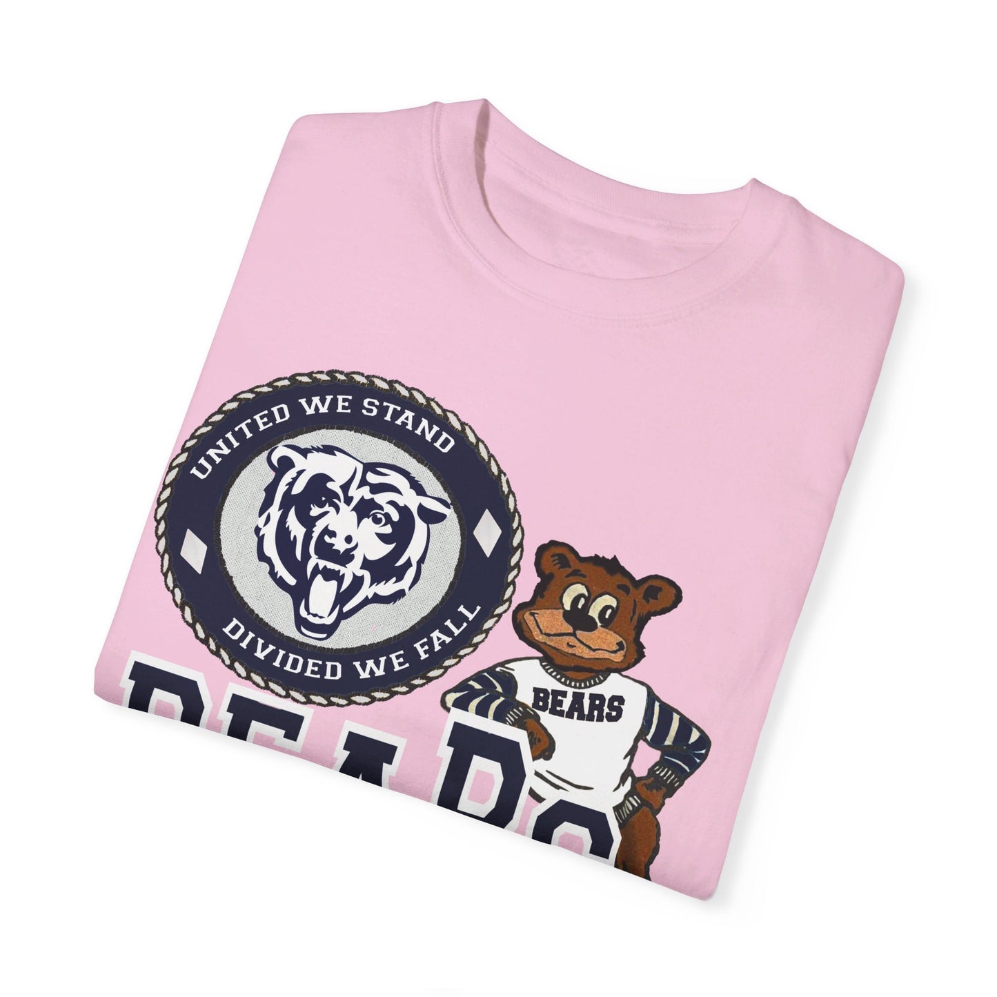 Vintage Style Bears Mascot Garment-Dyed T-shirt