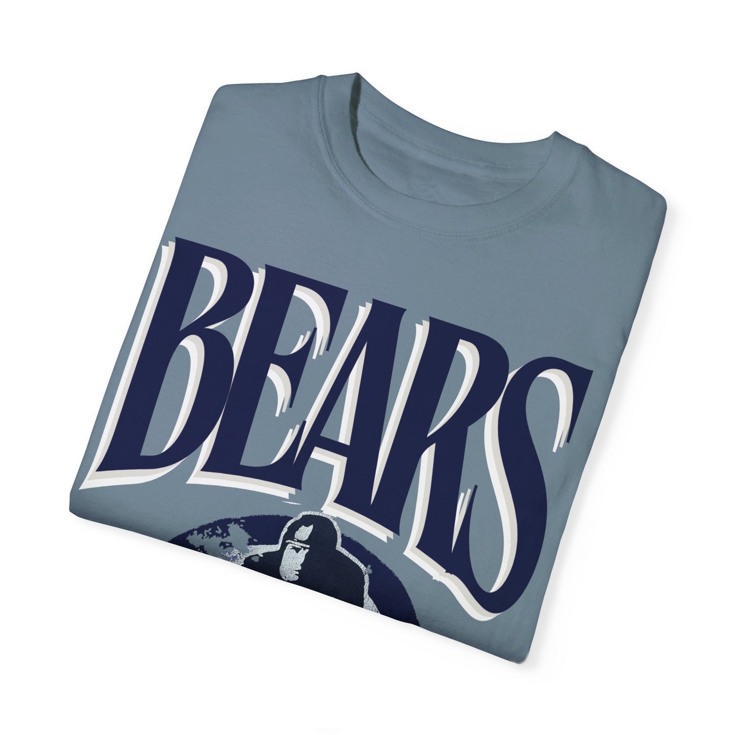 Vintage Style Bears Football Garment-Dyed T-shirt