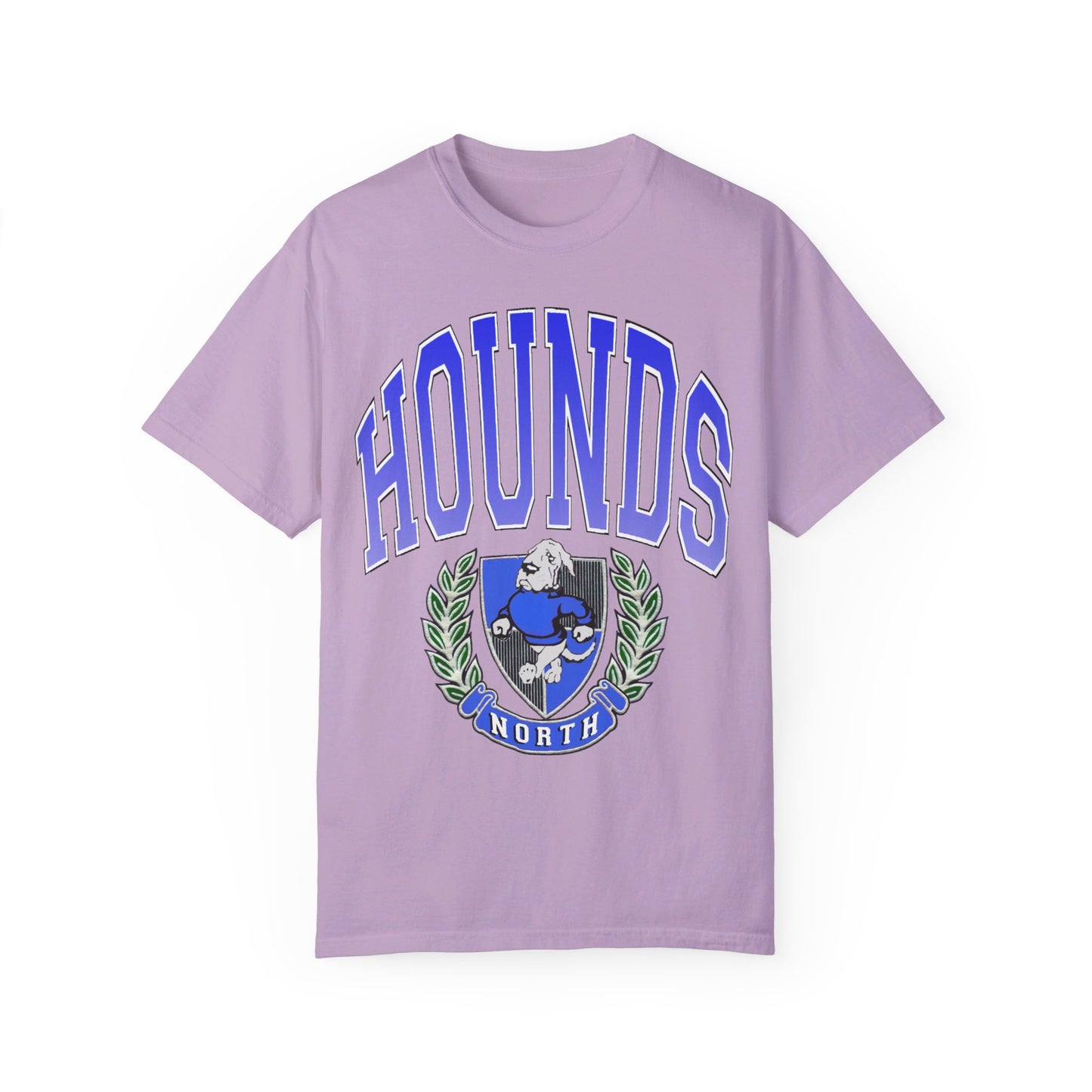 Vintage Style Hounds Crest Garment-Dyed T-shirt