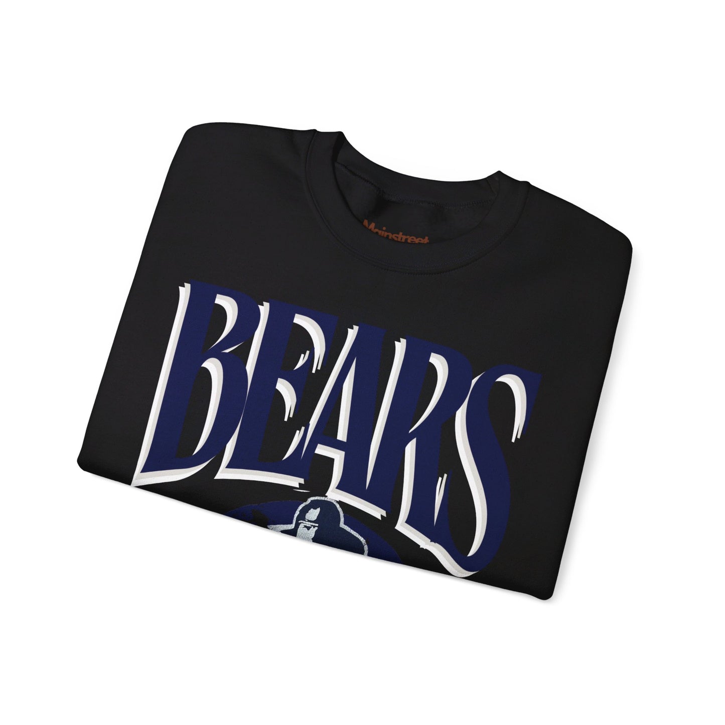 Vintage Style Bears Football Crewneck Sweatshirt