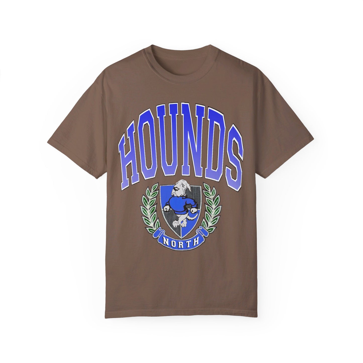 Vintage Style Hounds Crest Garment-Dyed T-shirt