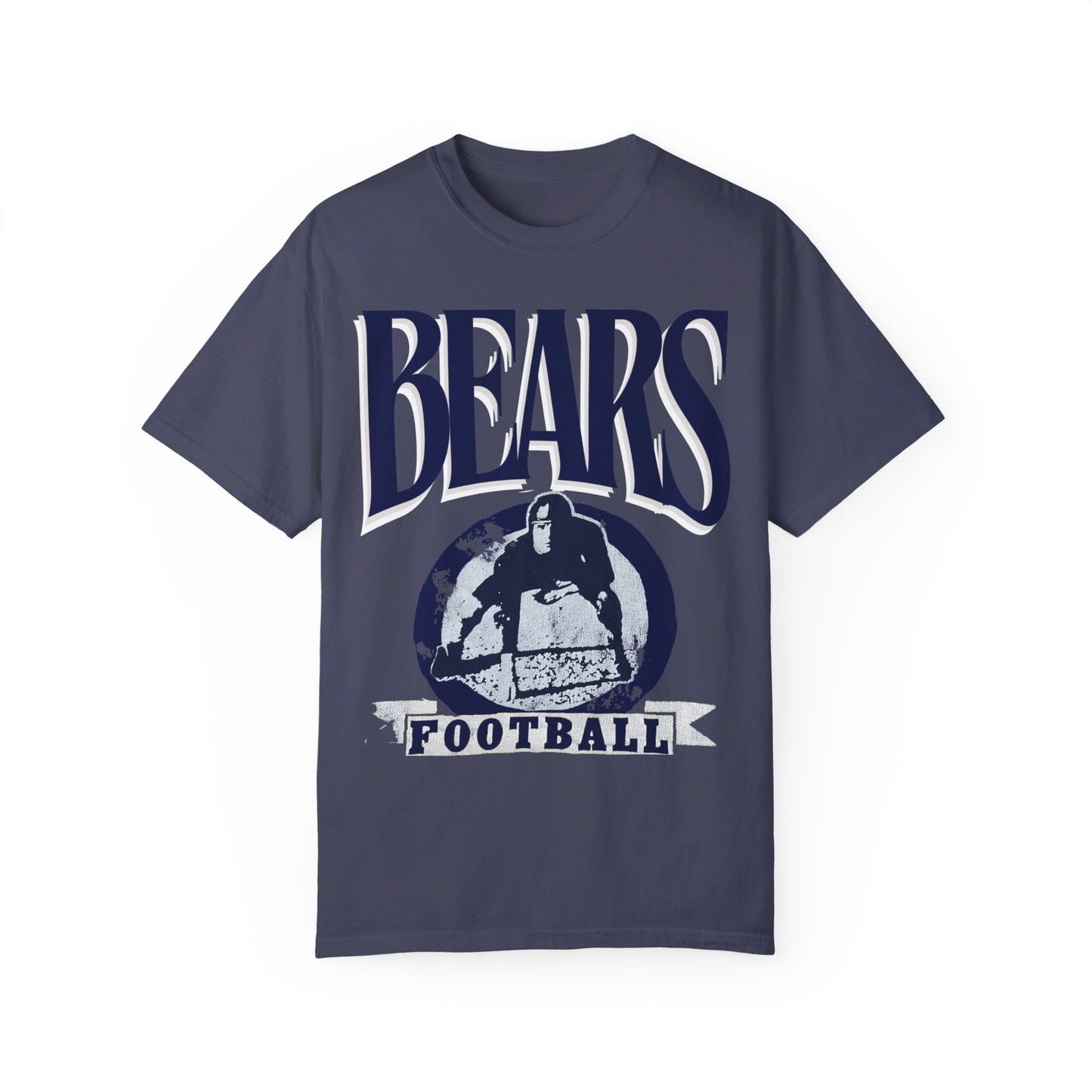 Vintage Style Bears Football Garment-Dyed T-shirt