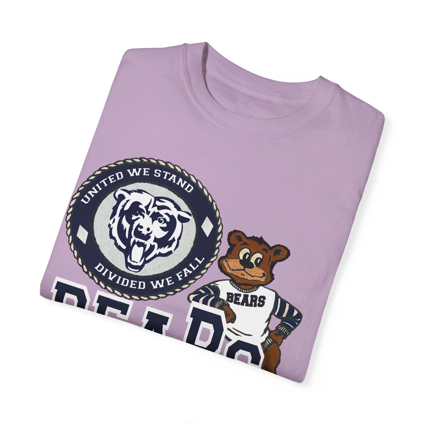 Vintage Style Bears Mascot Garment-Dyed T-shirt