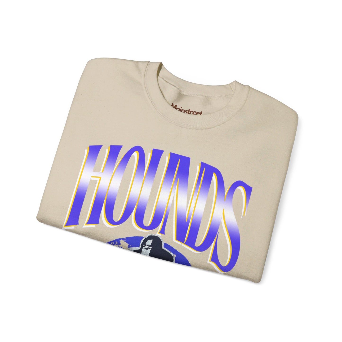 Vintage Style Hounds Football Crewneck Sweatshirt