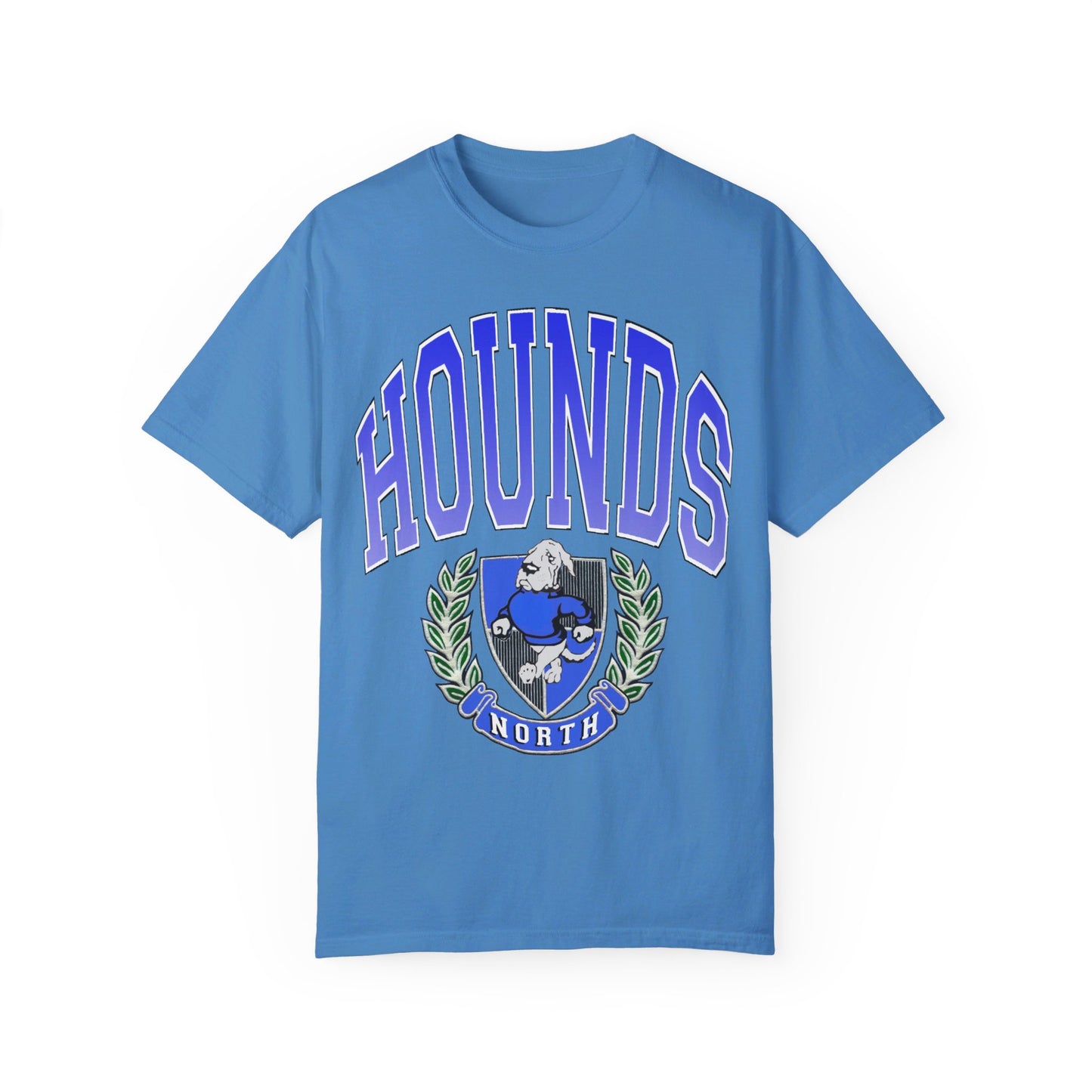 Vintage Style Hounds Crest Garment-Dyed T-shirt