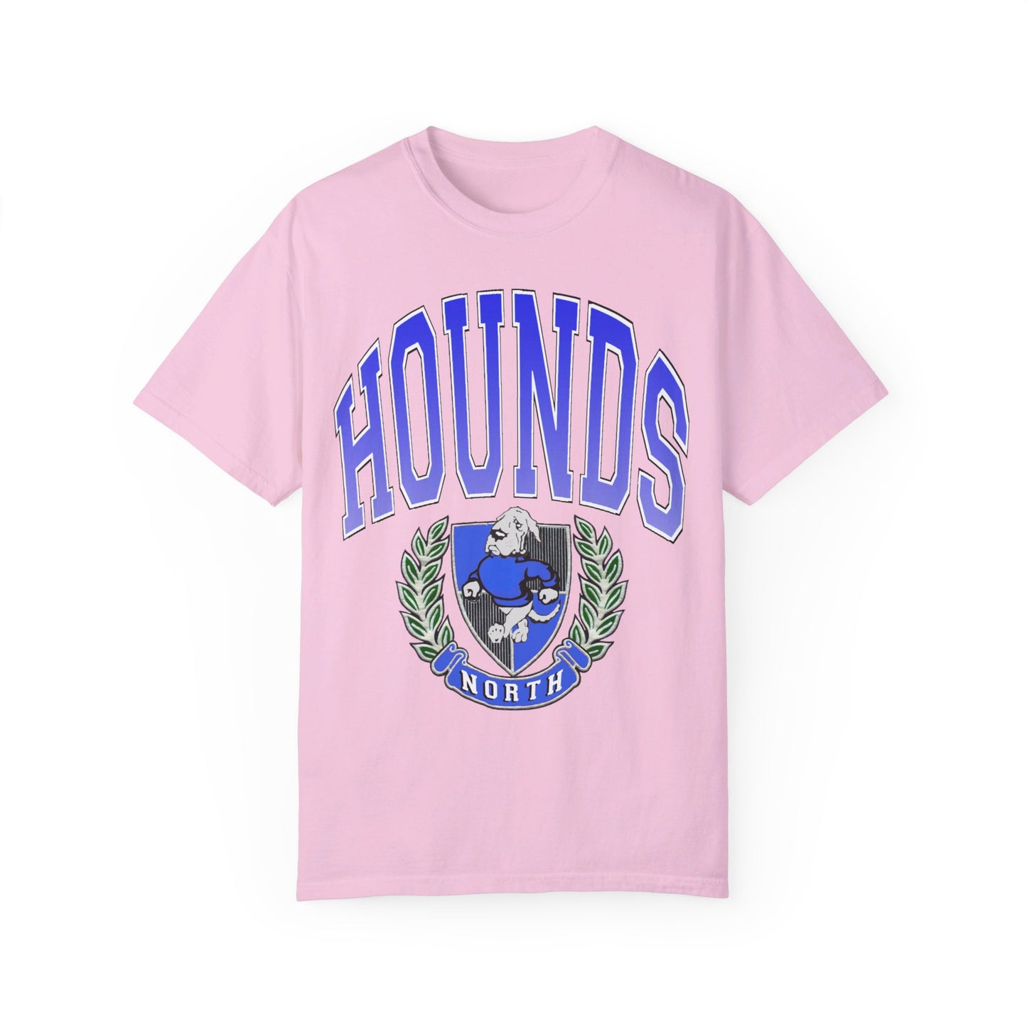 Vintage Style Hounds Crest Garment-Dyed T-shirt