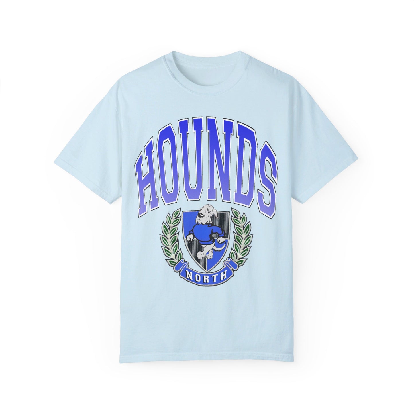 Vintage Style Hounds Crest Garment-Dyed T-shirt