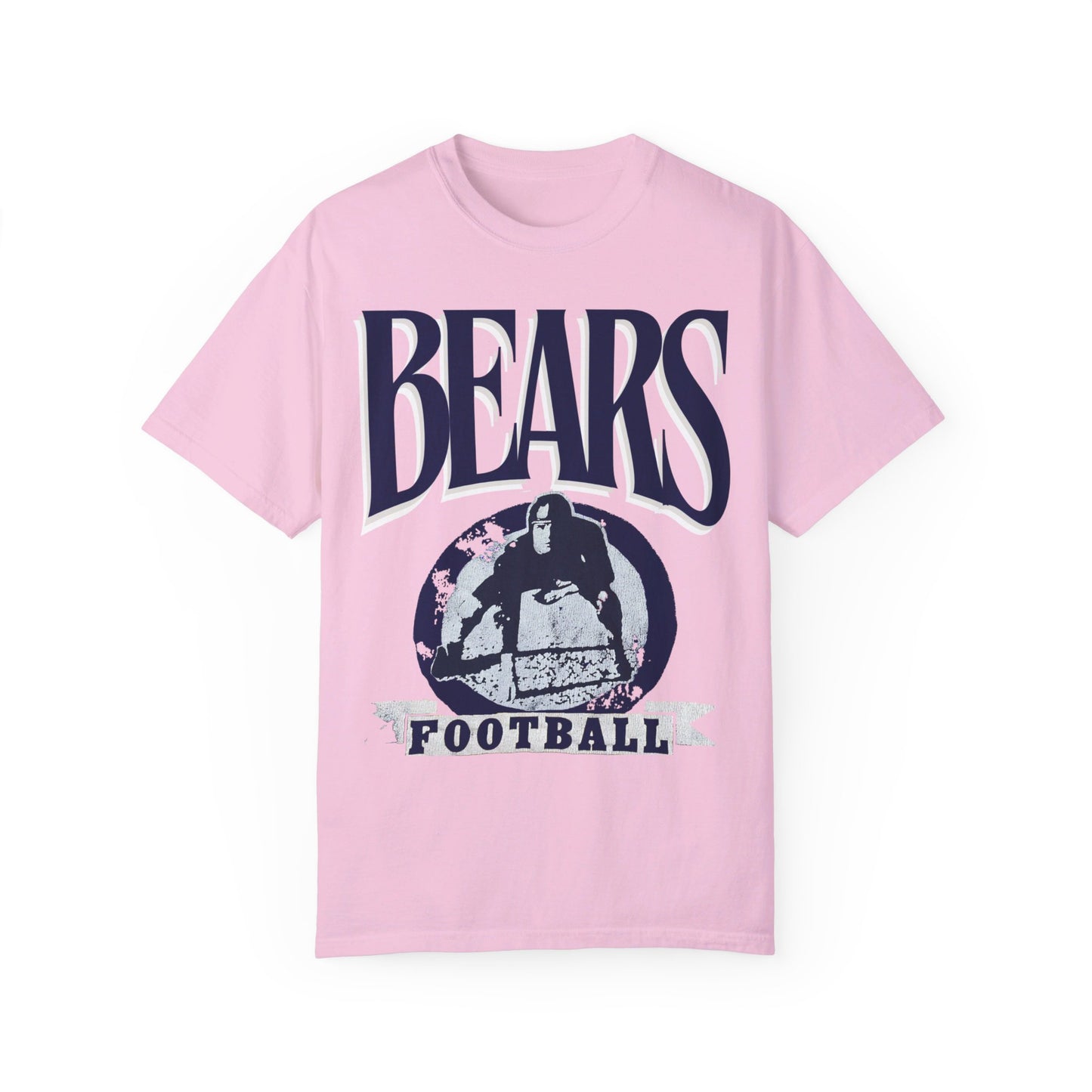 Vintage Style Bears Football Garment-Dyed T-shirt