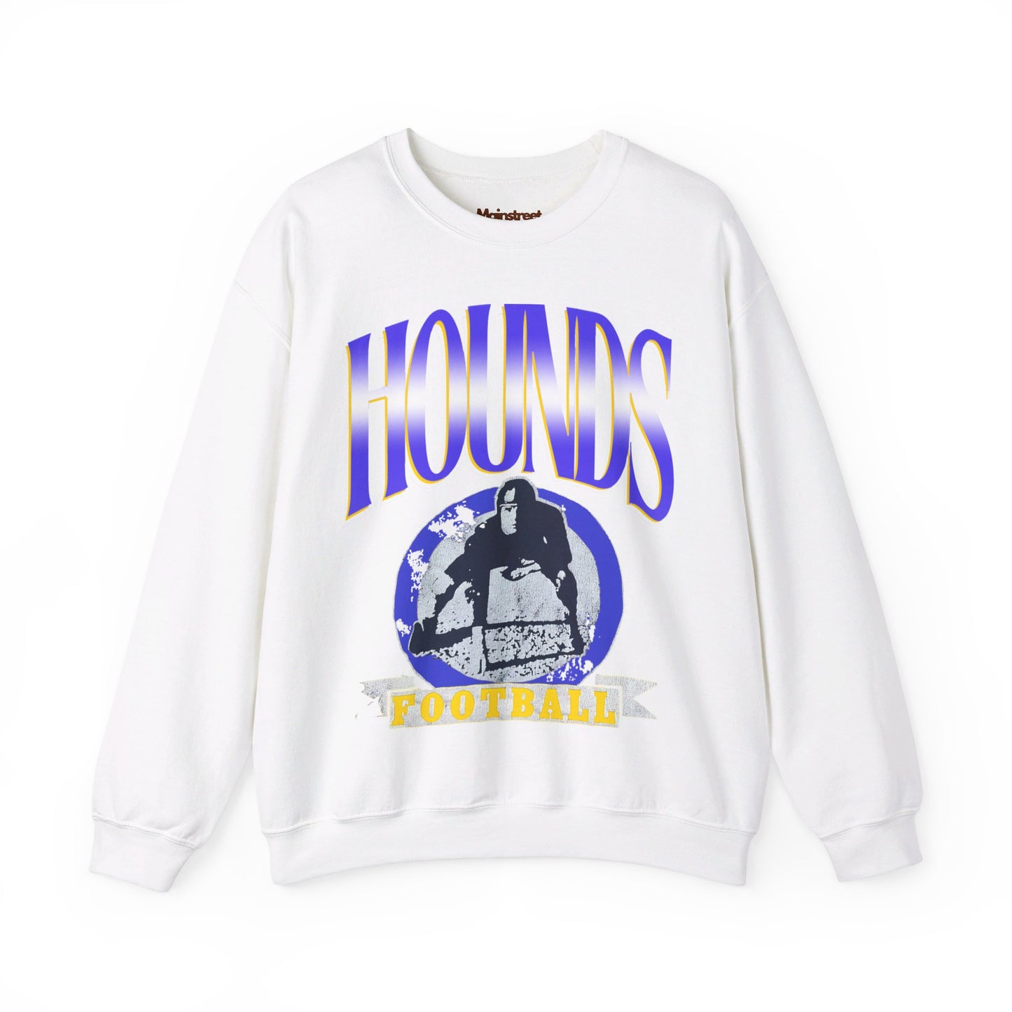 Vintage Style Hounds Football Crewneck Sweatshirt