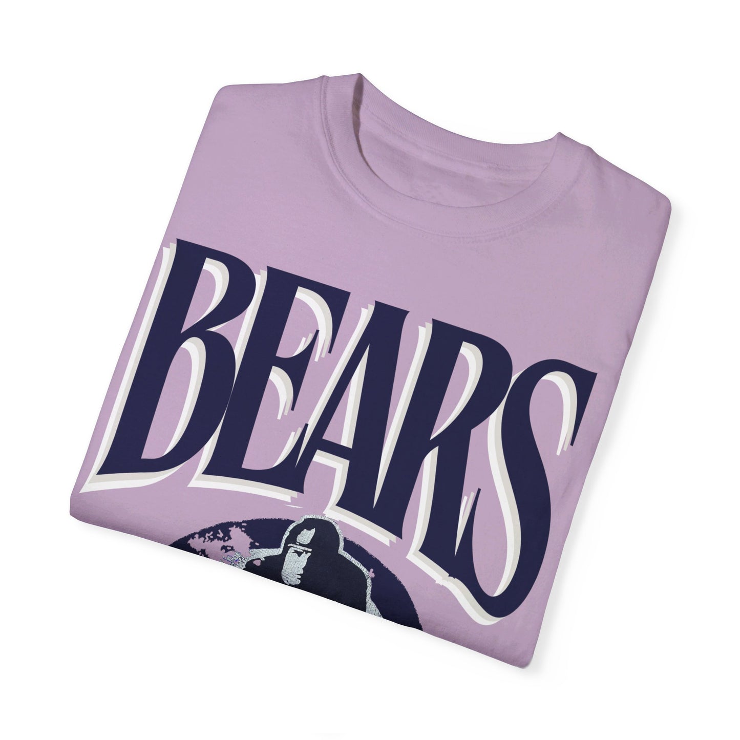 Vintage Style Bears Football Garment-Dyed T-shirt