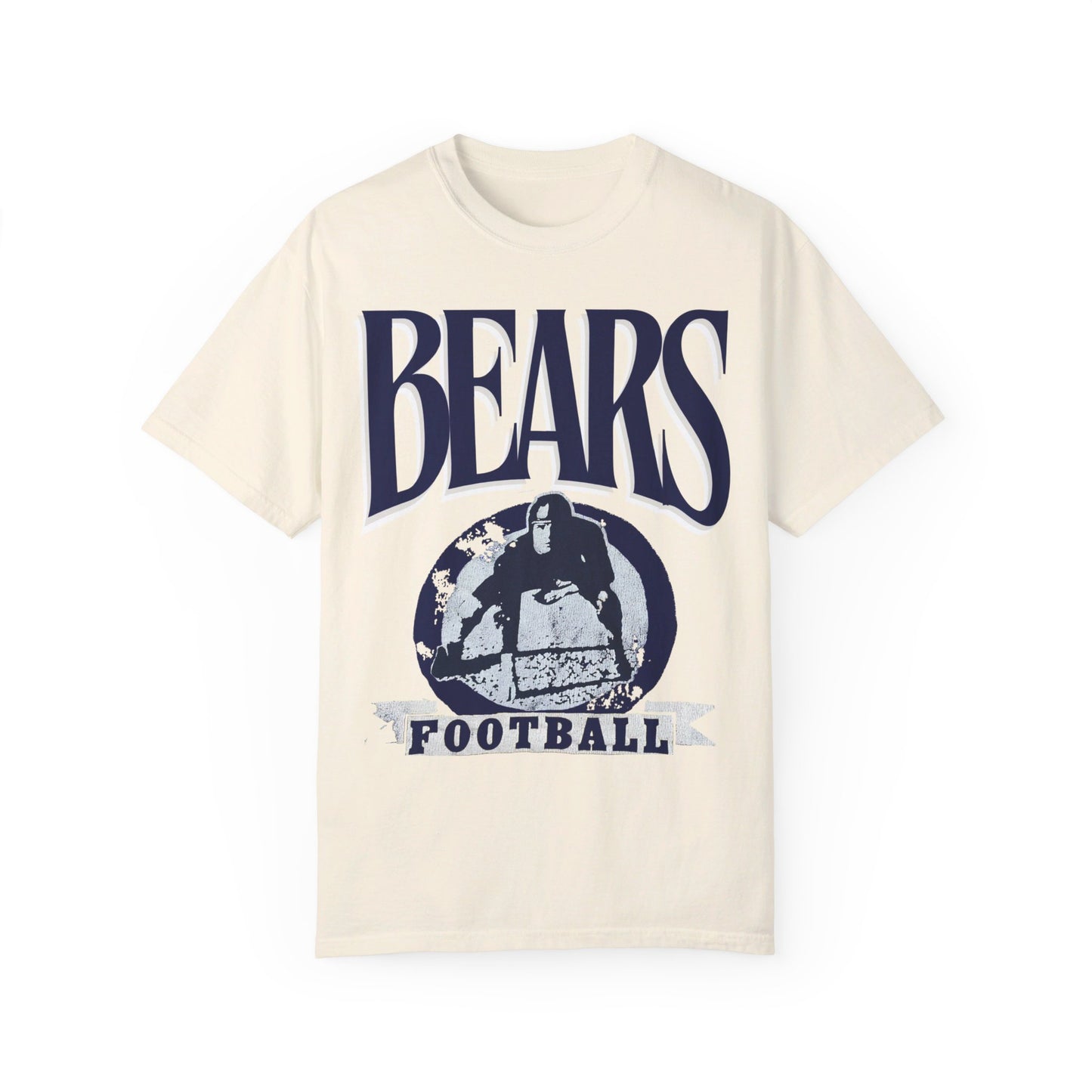 Vintage Style Bears Football Garment-Dyed T-shirt