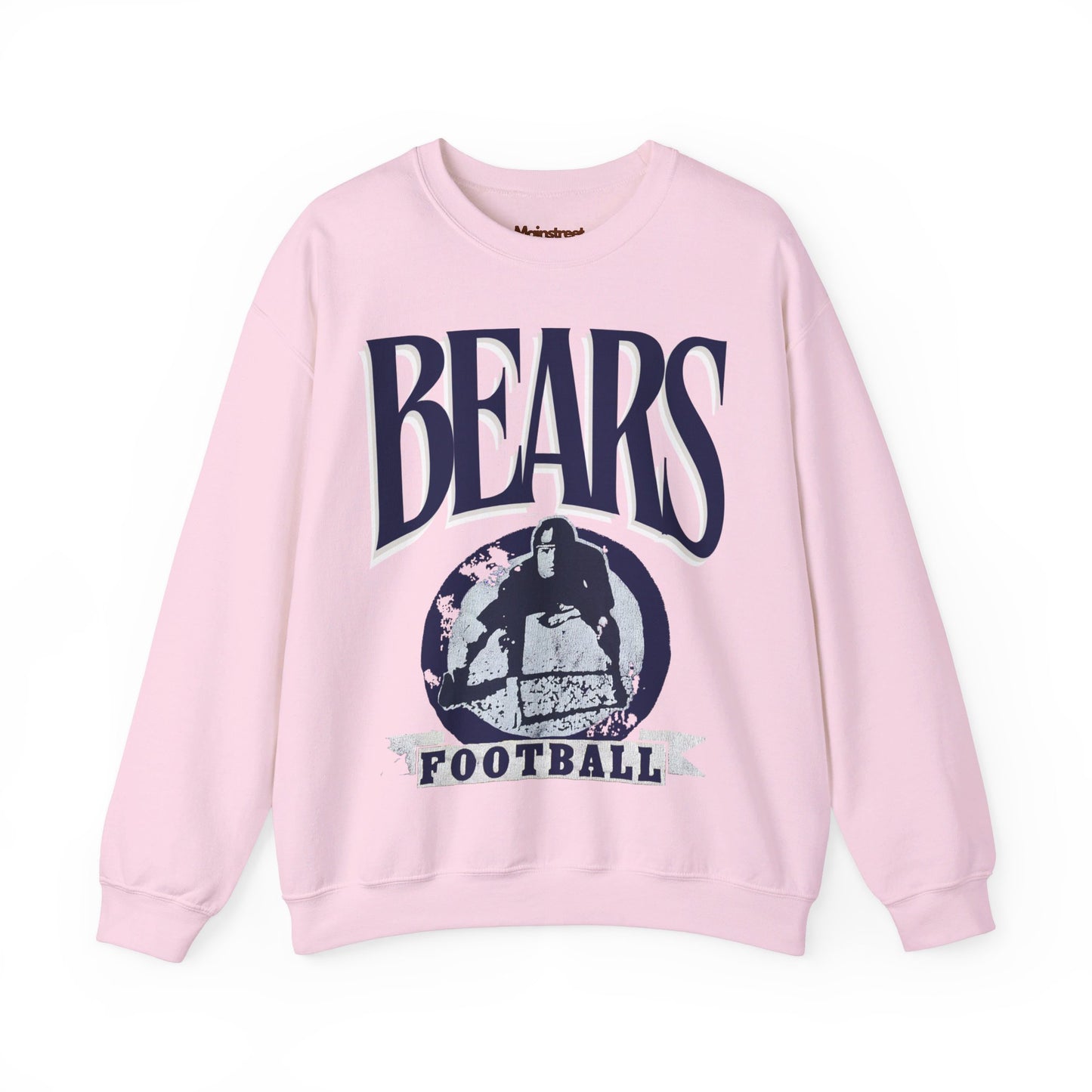 Vintage Style Bears Football Crewneck Sweatshirt