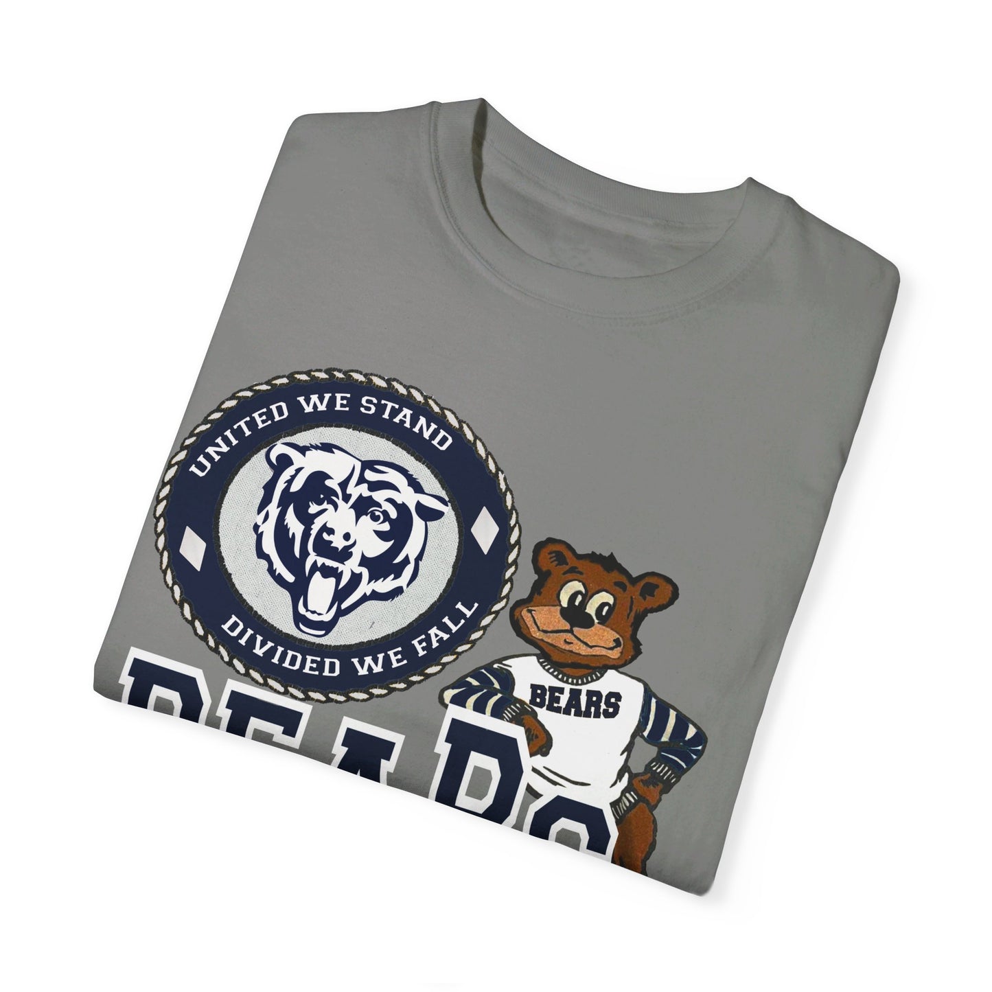 Vintage Style Bears Mascot Garment-Dyed T-shirt