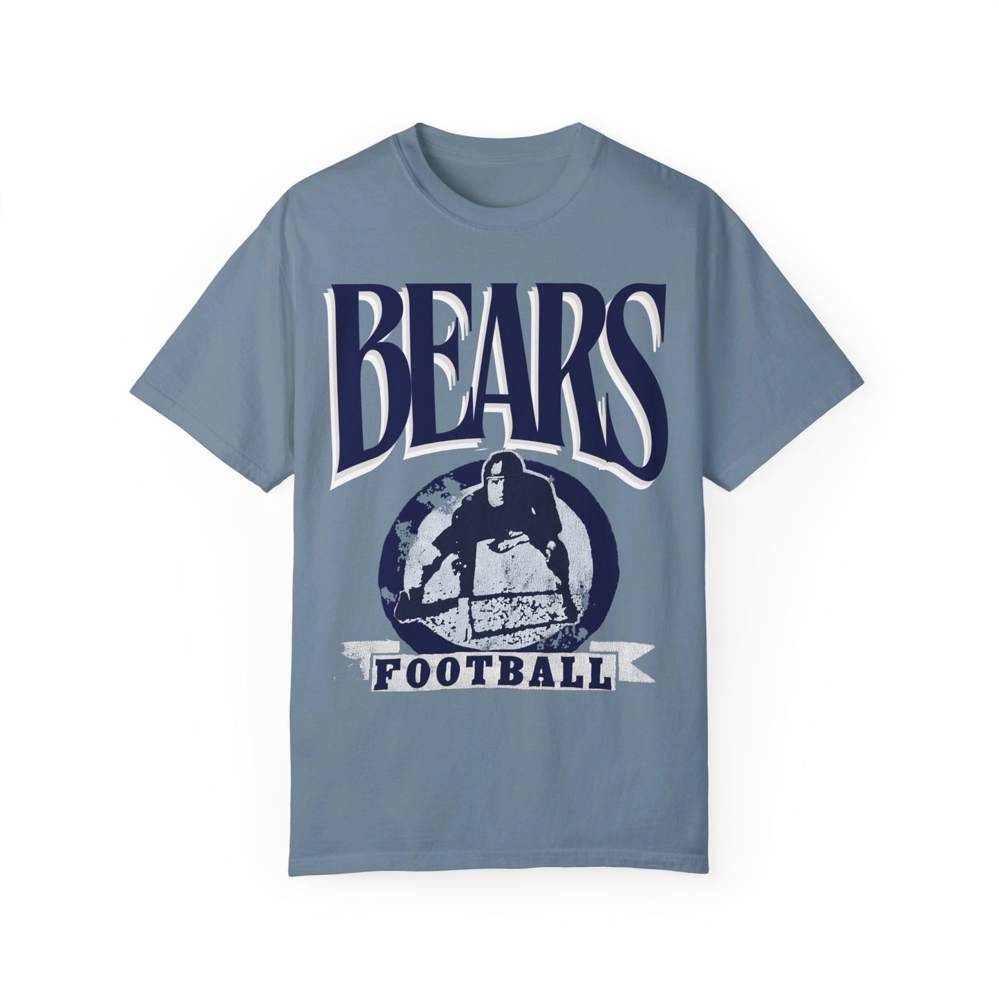 Vintage Style Bears Football Garment-Dyed T-shirt