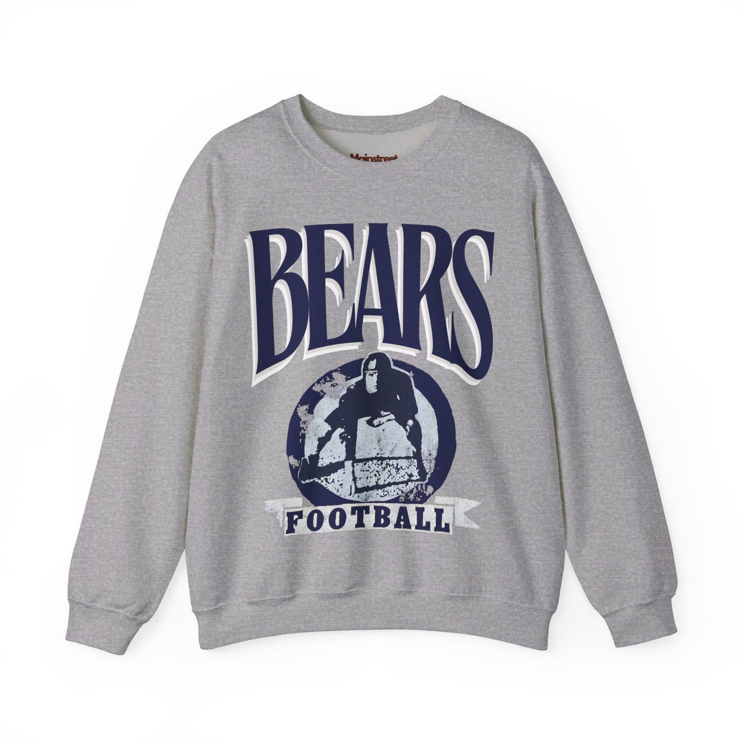 Vintage Style Bears Football Crewneck Sweatshirt