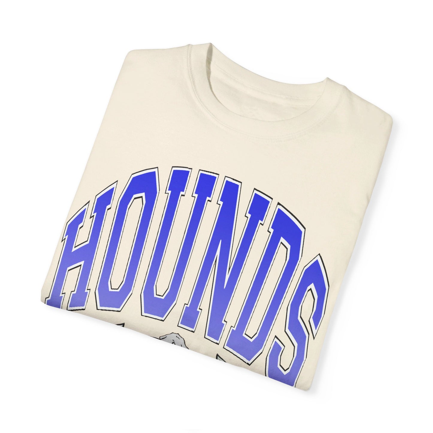 Vintage Style Hounds Crest Garment-Dyed T-shirt