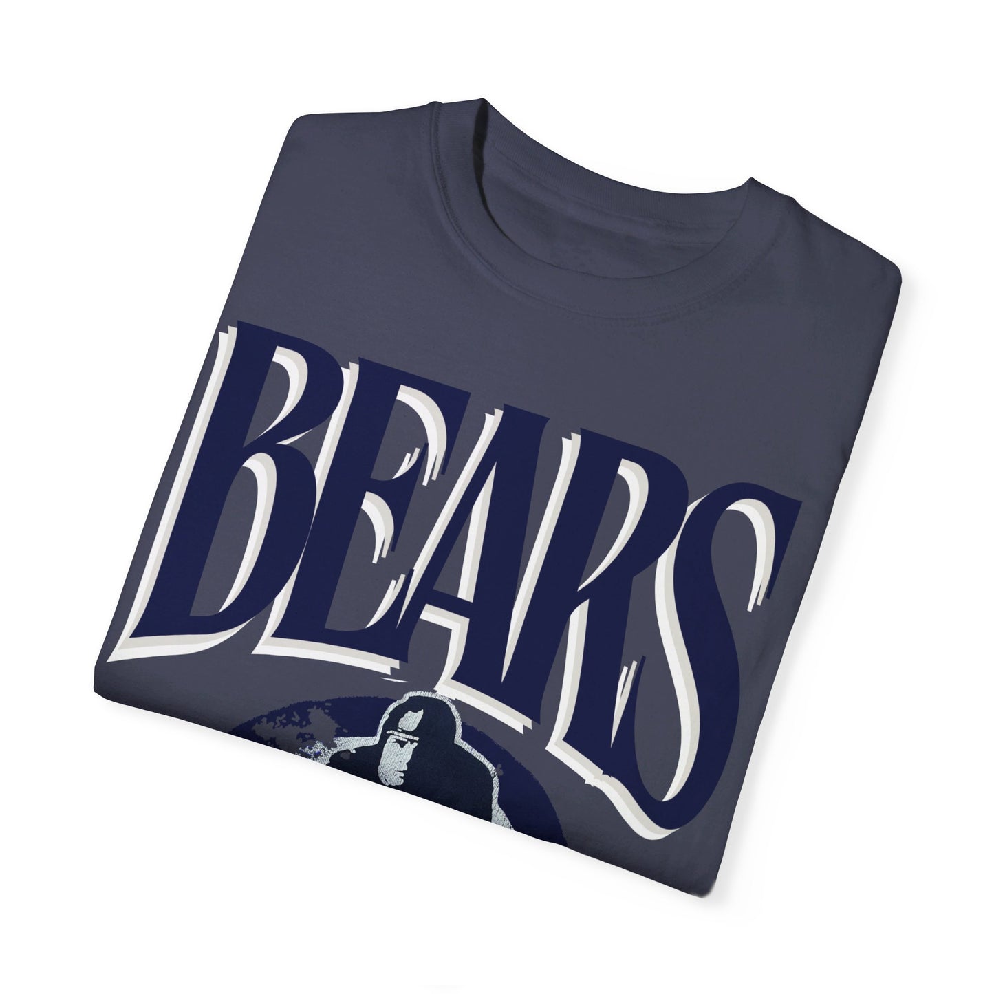 Vintage Style Bears Football Garment-Dyed T-shirt