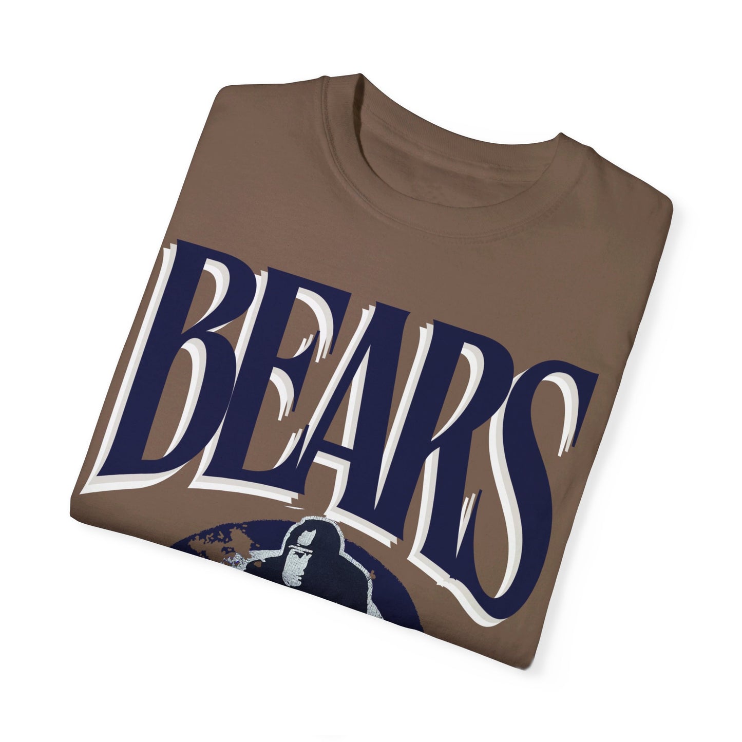 Vintage Style Bears Football Garment-Dyed T-shirt