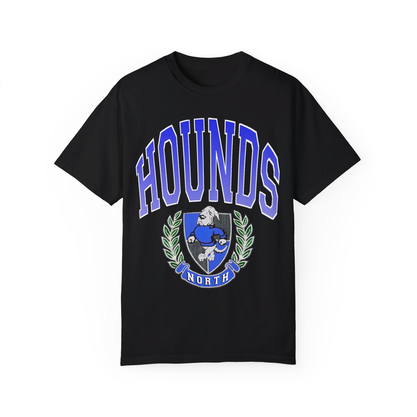 Vintage Style Hounds Crest Garment-Dyed T-shirt