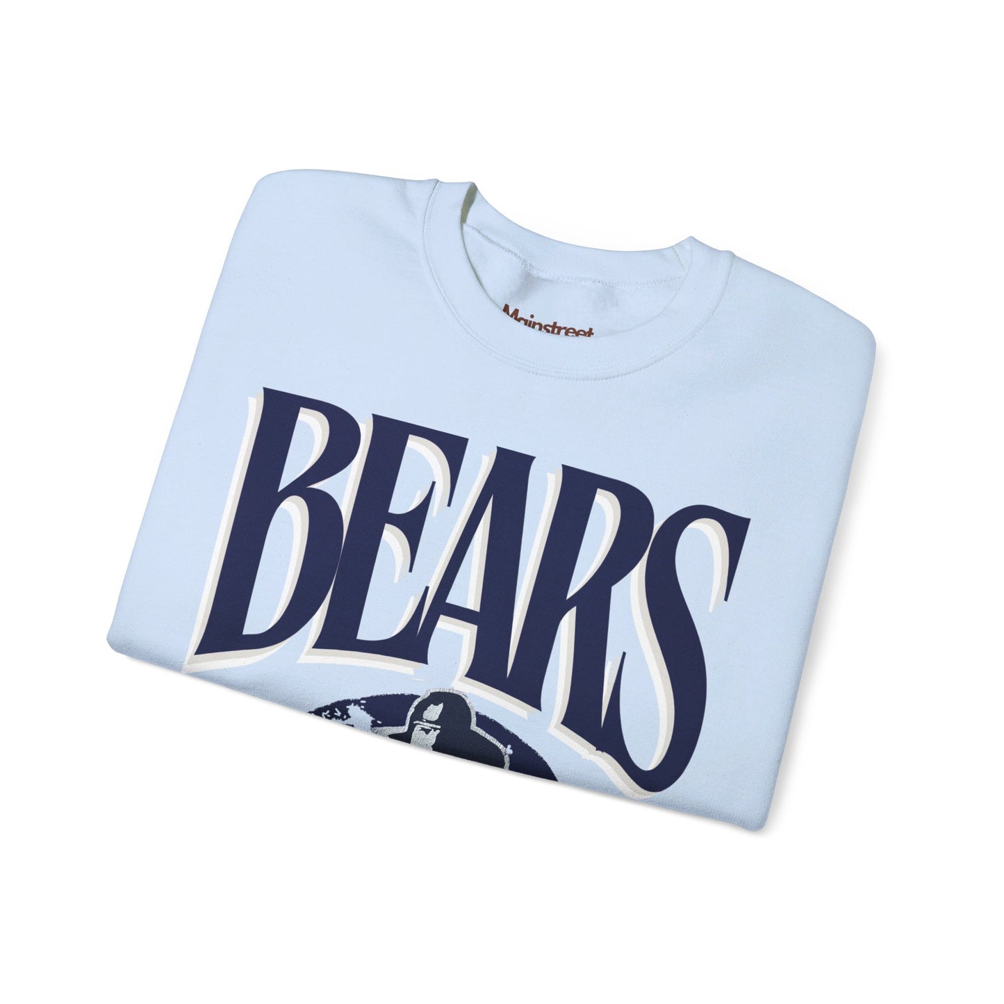 Vintage Style Bears Football Crewneck Sweatshirt