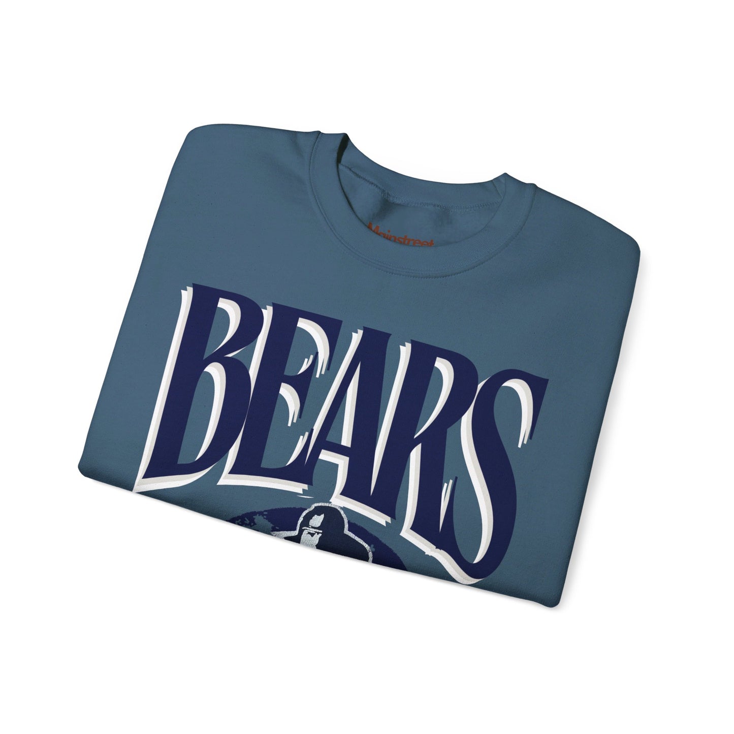 Vintage Style Bears Football Crewneck Sweatshirt