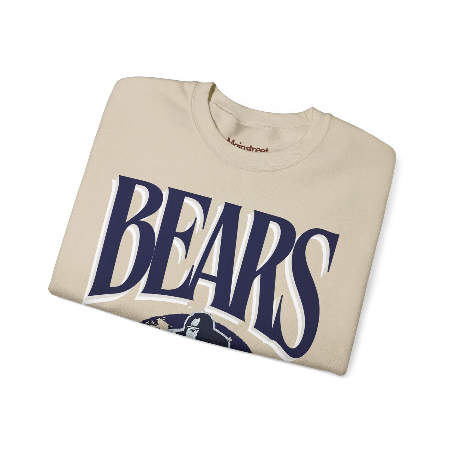 Vintage Style Bears Football Crewneck Sweatshirt